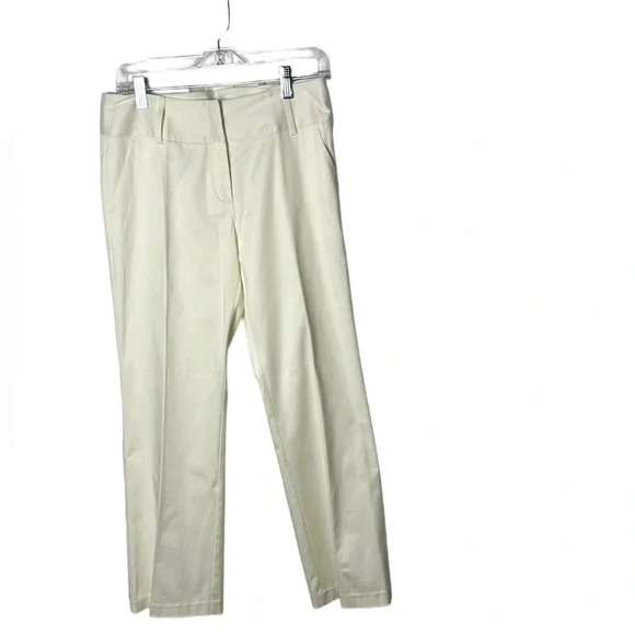 New York & Co pants ,white thicker classic straight, size 8 P  and sz  6P & 10P, - Picture 2 of 16